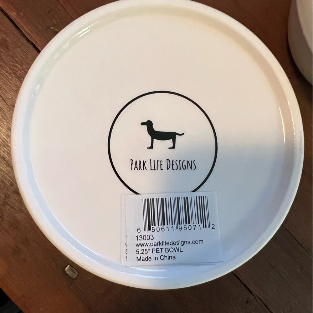 NEW Park Life Designs Lisbon Dog Bowl 2 Cup - S - 5.25